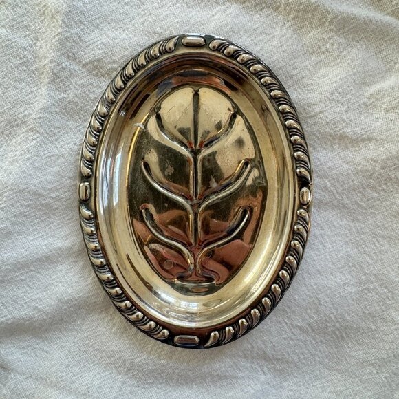 Canterbury Silver Plated Tree of Life Oval Dish - Picture 10 of 13